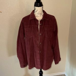 COLUMBIA LINED CORDUROY JACKET